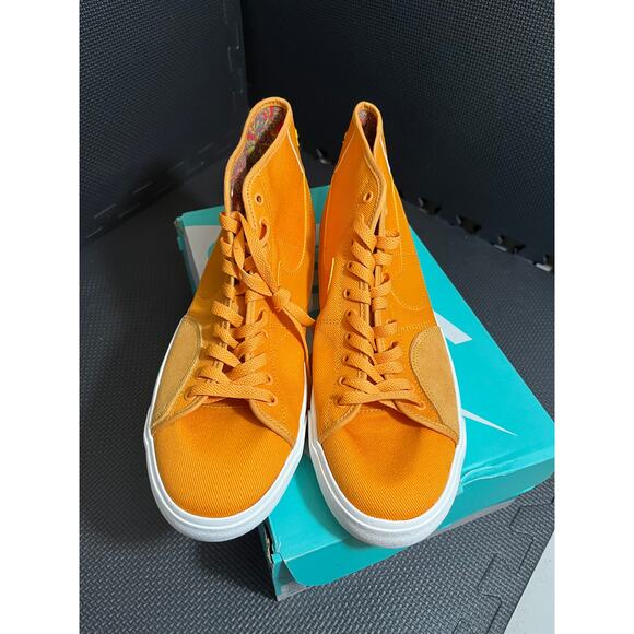 Nike SB‎ Blazer Court Mid Premium Light Curry Shoe's Men's DH7479-700 SZ 10.5 US - Picture 4 of 8